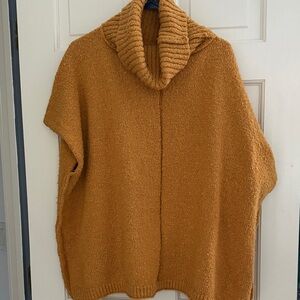 Cozy Mustard Turtleneck Sweater